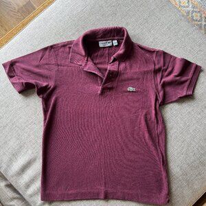 Lacoste Dark Red Polo Shirt